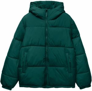 Pull&Bear Prechodná bunda  smaragdová