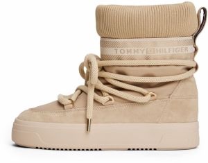 TOMMY HILFIGER Snehule  béžová / svetlobéžová
