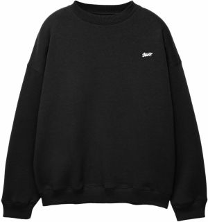 Pull&Bear Mikina 'STWD'  čierna / biela