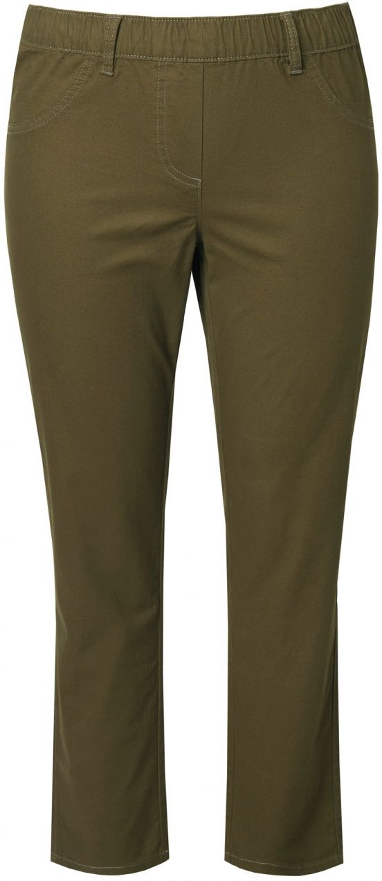 Ulla Popken Jeggings  olivová