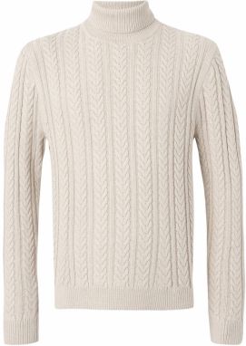 Jack & Jones Premium Sveter 'JPRBLUSEAN'  striebornosivá