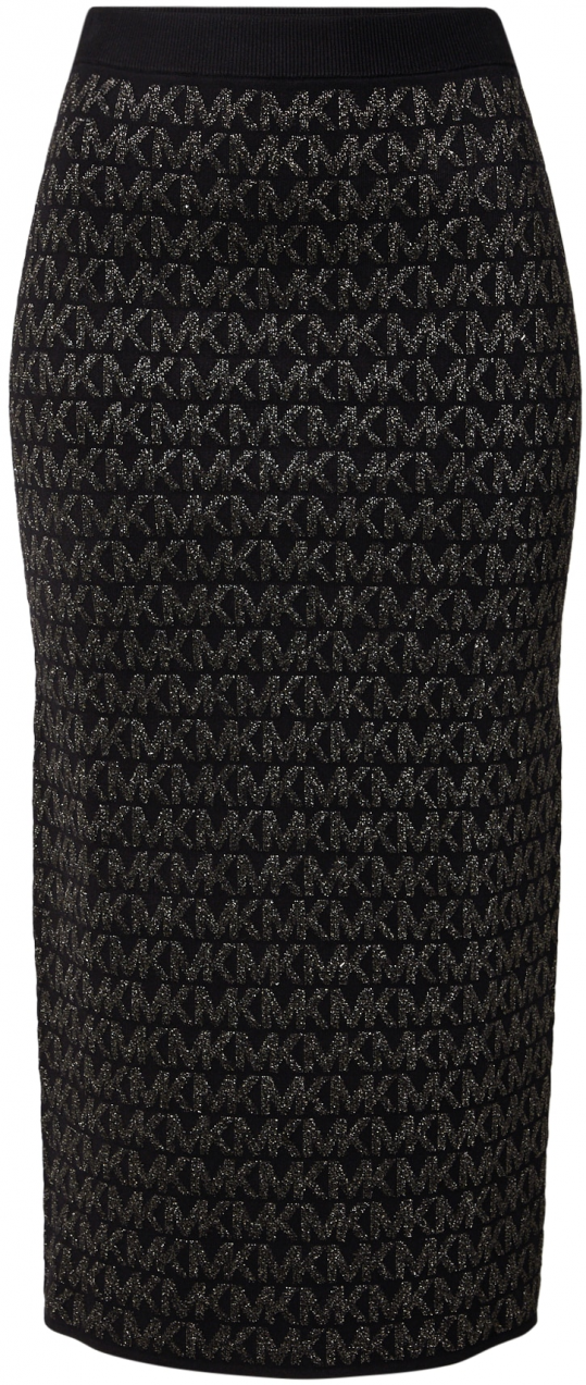 MICHAEL Michael Kors Sukňa  čierna / strieborná