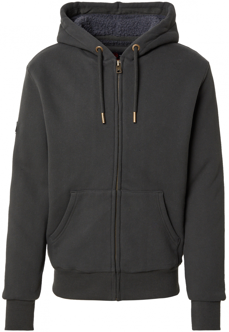 Superdry Tepláková bunda  čierna