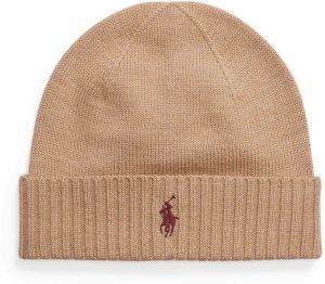 Polo Ralph Lauren Čiapky  svetlohnedá / burgundská