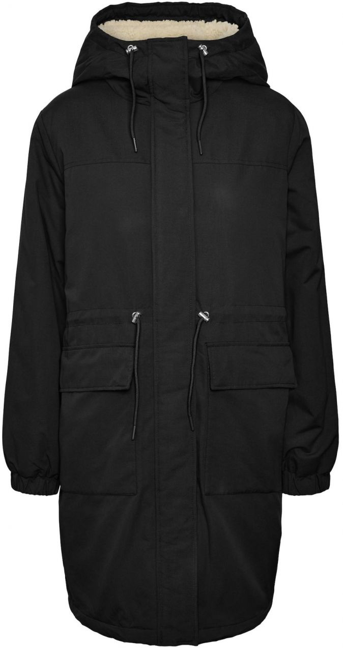 Vero Moda Curve Zimný kabát 'VMCALMA'  čierna