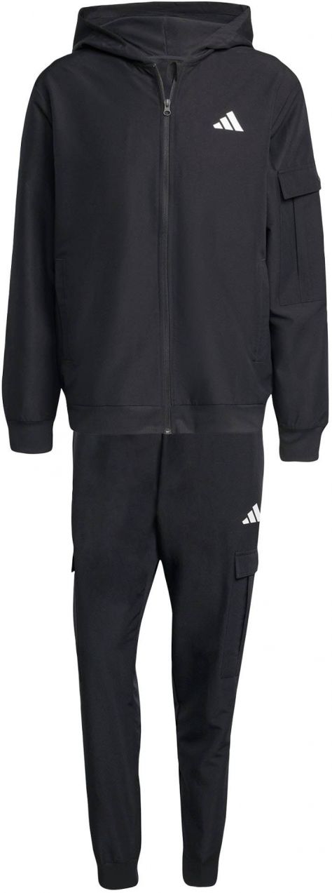 ADIDAS SPORTSWEAR Tréningový komplet  čierna / biela