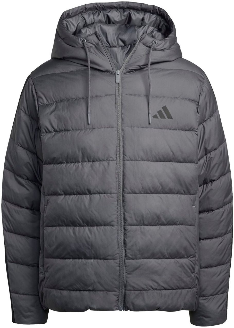 ADIDAS SPORTSWEAR Športová bunda 'ESS'  tmavosivá / čierna