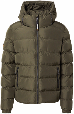 Superdry Zimná bunda  kaki