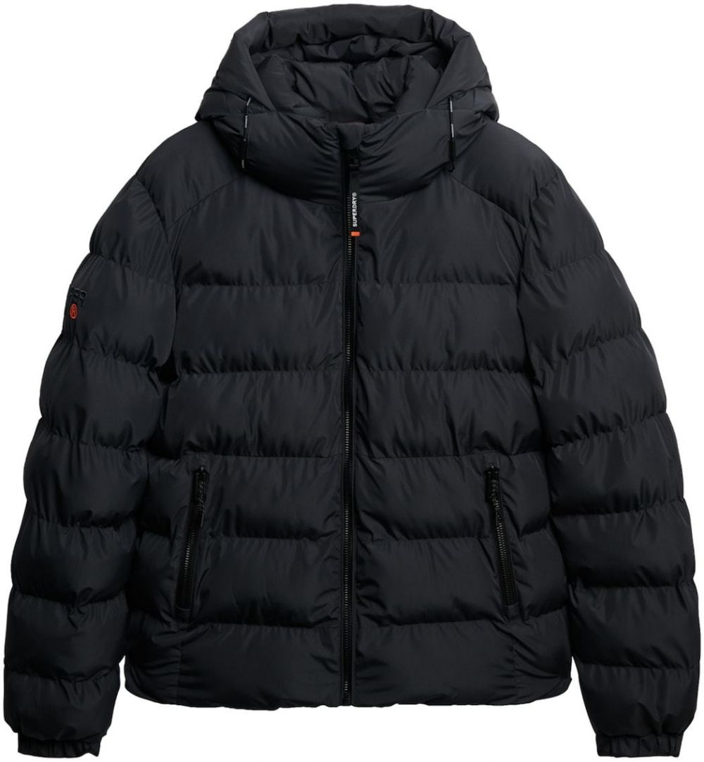 Superdry Zimná bunda  čierna