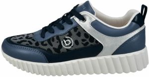 bugatti Nízke tenisky  modrá / striebornosivá / čierna