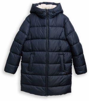 TOM TAILOR DENIM Zimný kabát  tmavomodrá