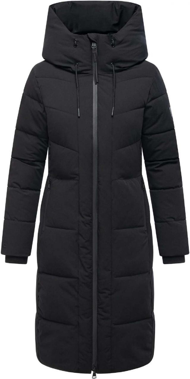 NAVAHOO Zimný kabát 'Schokokuss XIV'  čierna