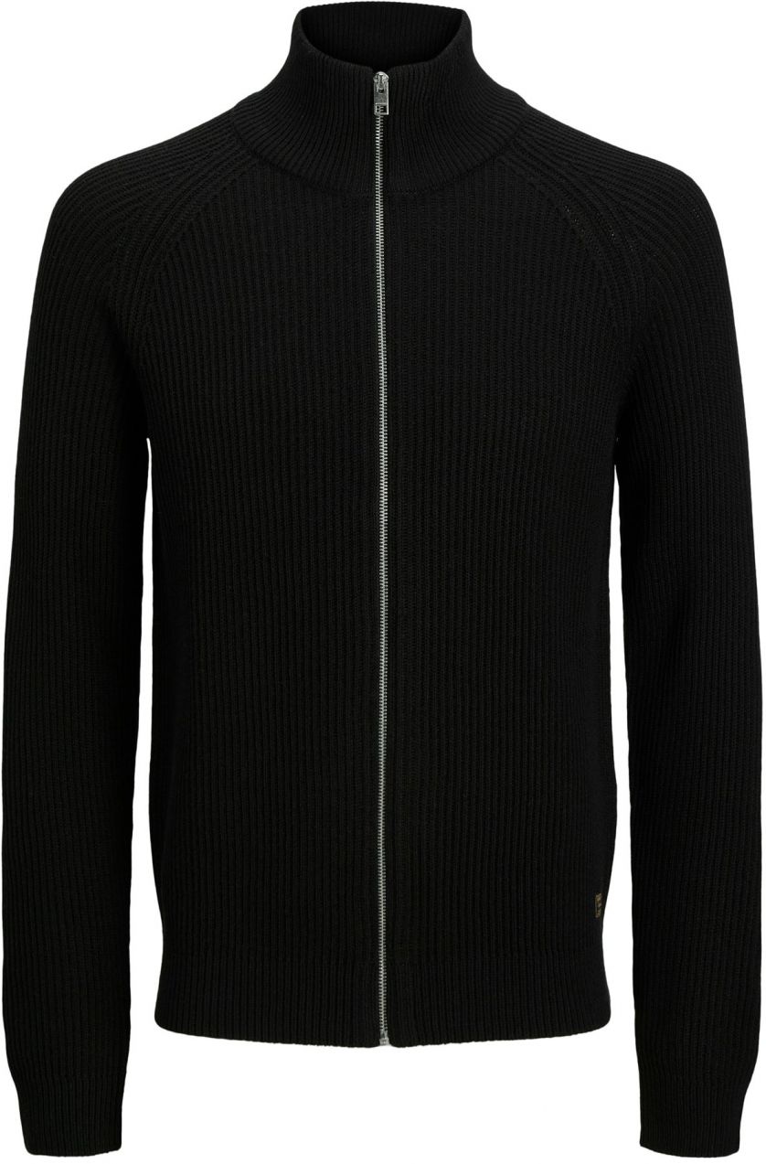 JACK & JONES Kardigán 'Pannel'  čierna