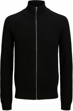 JACK & JONES Kardigán 'Pannel'  čierna