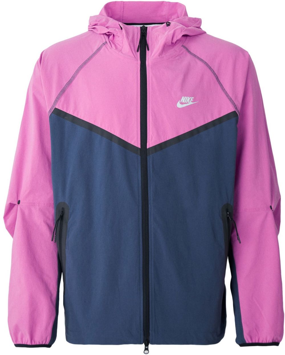 Nike Sportswear Prechodná bunda  námornícka modrá / fuksia / čierna