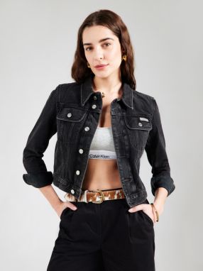 Calvin Klein Jeans Prechodná bunda '90S'  čierny denim