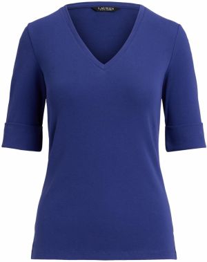 Lauren Ralph Lauren Tričko  kráľovská modrá
