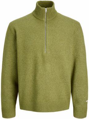 JACK & JONES Sveter 'JORNORREBRO'  olivová
