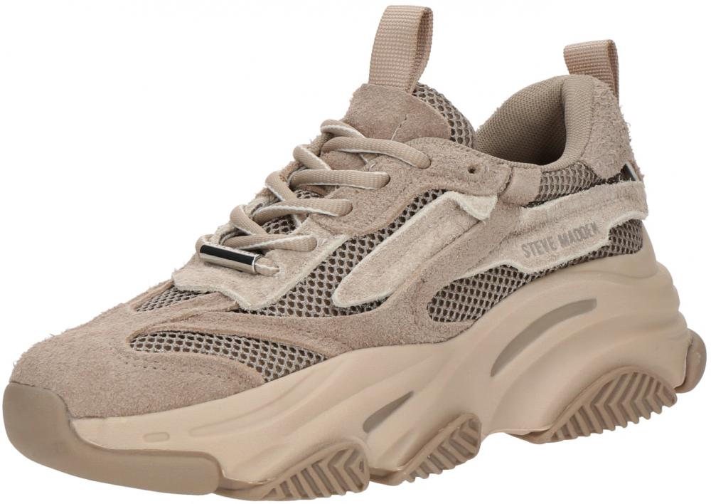 STEVE MADDEN Nízke tenisky 'Possession'  tmavošedá / sivobéžová