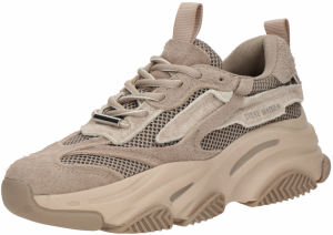 STEVE MADDEN Nízke tenisky 'Possession'  tmavošedá / sivobéžová