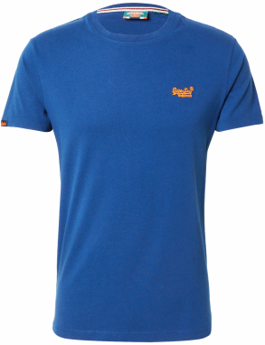 Superdry Tričko 'Essential'  zafírová / medová