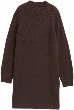 TOM TAILOR DENIM Pletené šaty  čokoládová