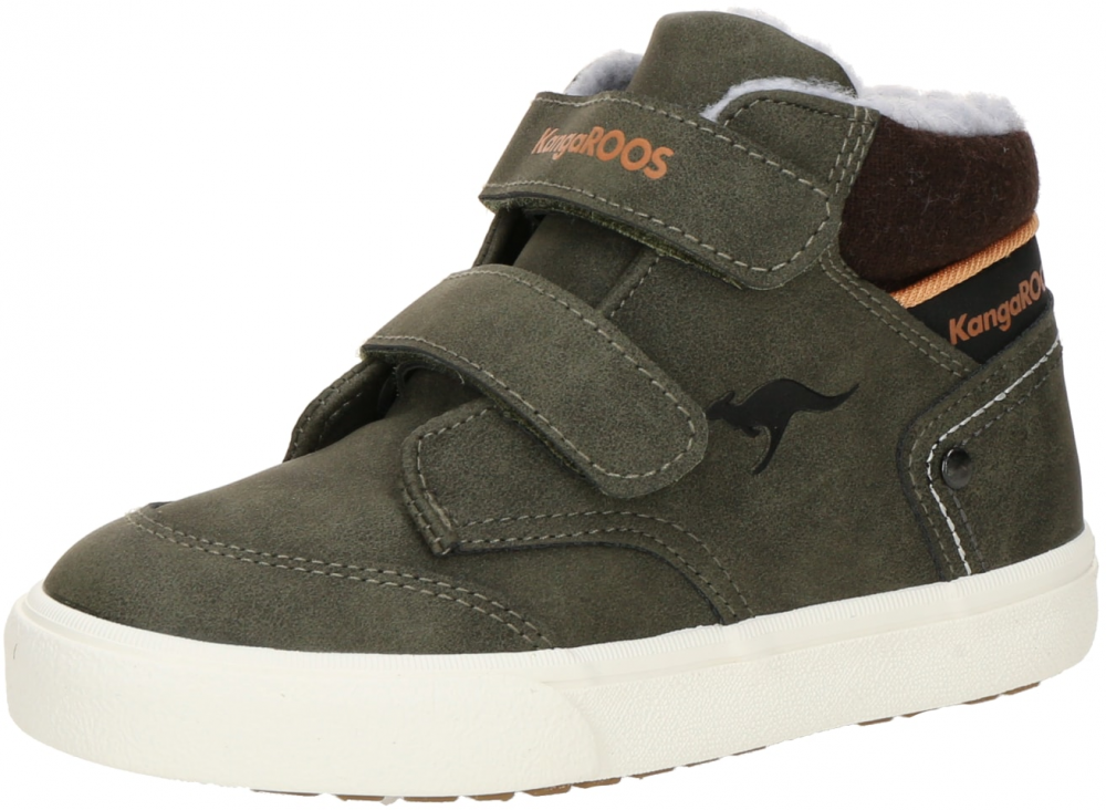 KangaROOS Čižmy 'KaVu Primo V'  kaki / olivová / oranžová