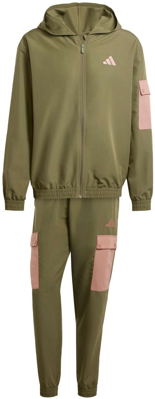 ADIDAS SPORTSWEAR Tréningový komplet  olivová / ružová