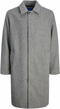 JACK & JONES Prechodný kabát 'JORNorrebro'  čokoládová / sivá melírovaná