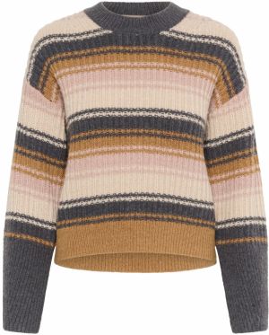 InWear Sveter 'Garp'  krémová / karamelová / čadičová / ružová