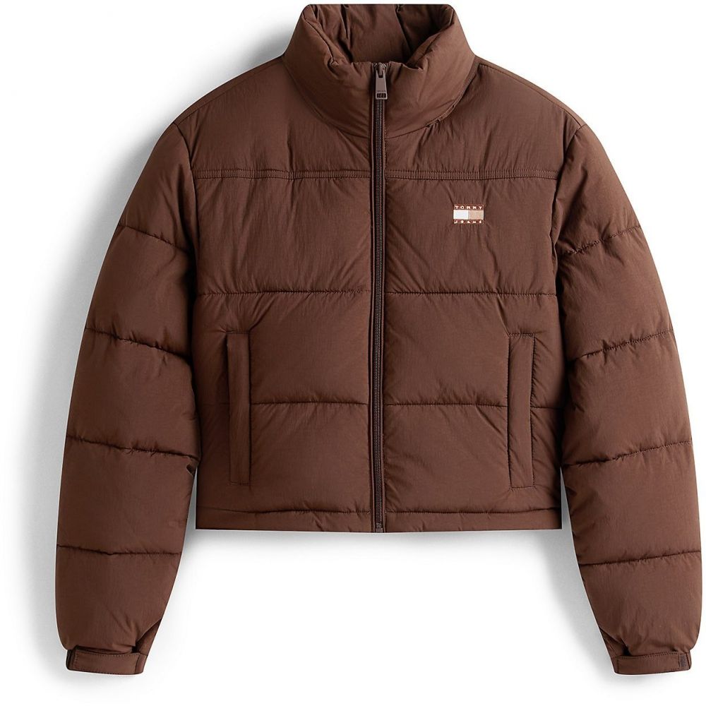 Tommy Jeans Prechodná bunda 'ESS'  čokoládová