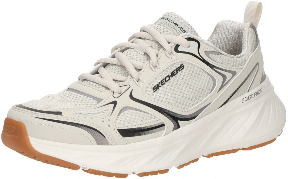 SKECHERS Nízke tenisky 'EDGERIDE - EXODIS'  svetlobéžová / sivá / čierna