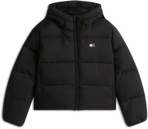 Tommy Jeans Zimná bunda  čierna