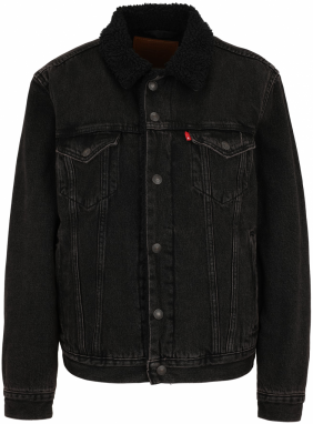 LEVI'S ® Prechodná bunda  čierny denim