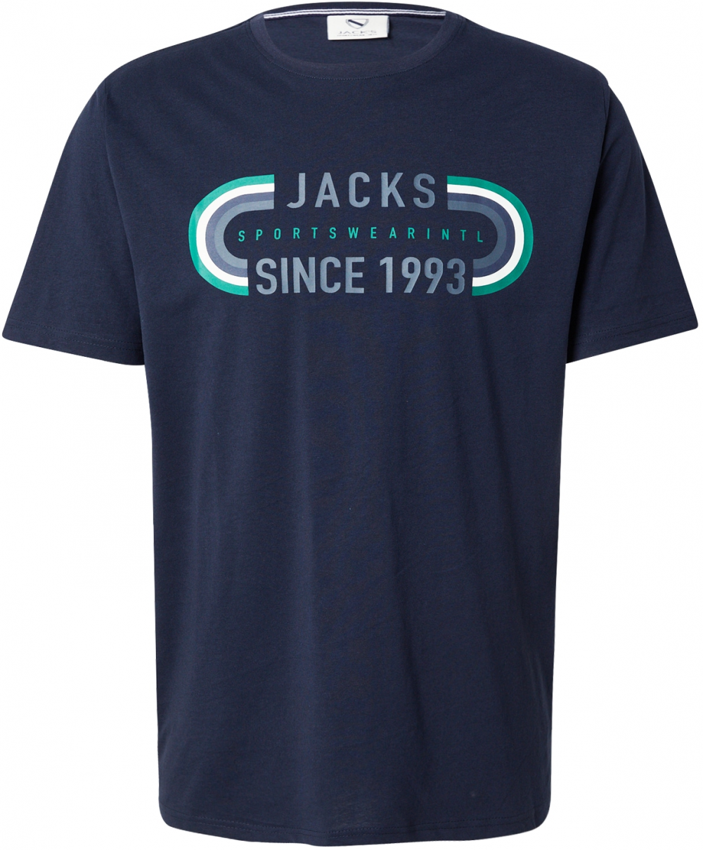 Jack's Tričko  tmavomodrá / sivá / zelená