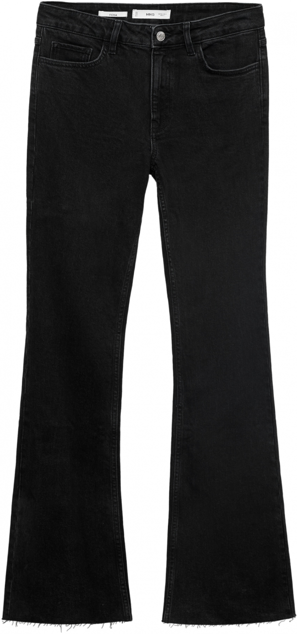 MANGO Džínsy 'FIONA'  čierny denim