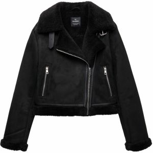Pull&Bear Prechodná bunda  čierna