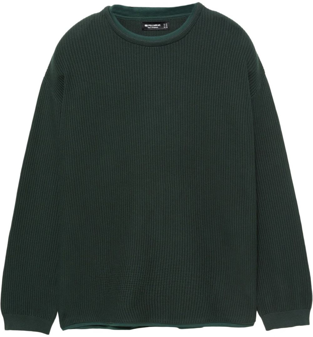 Pull&Bear Sveter  tmavozelená