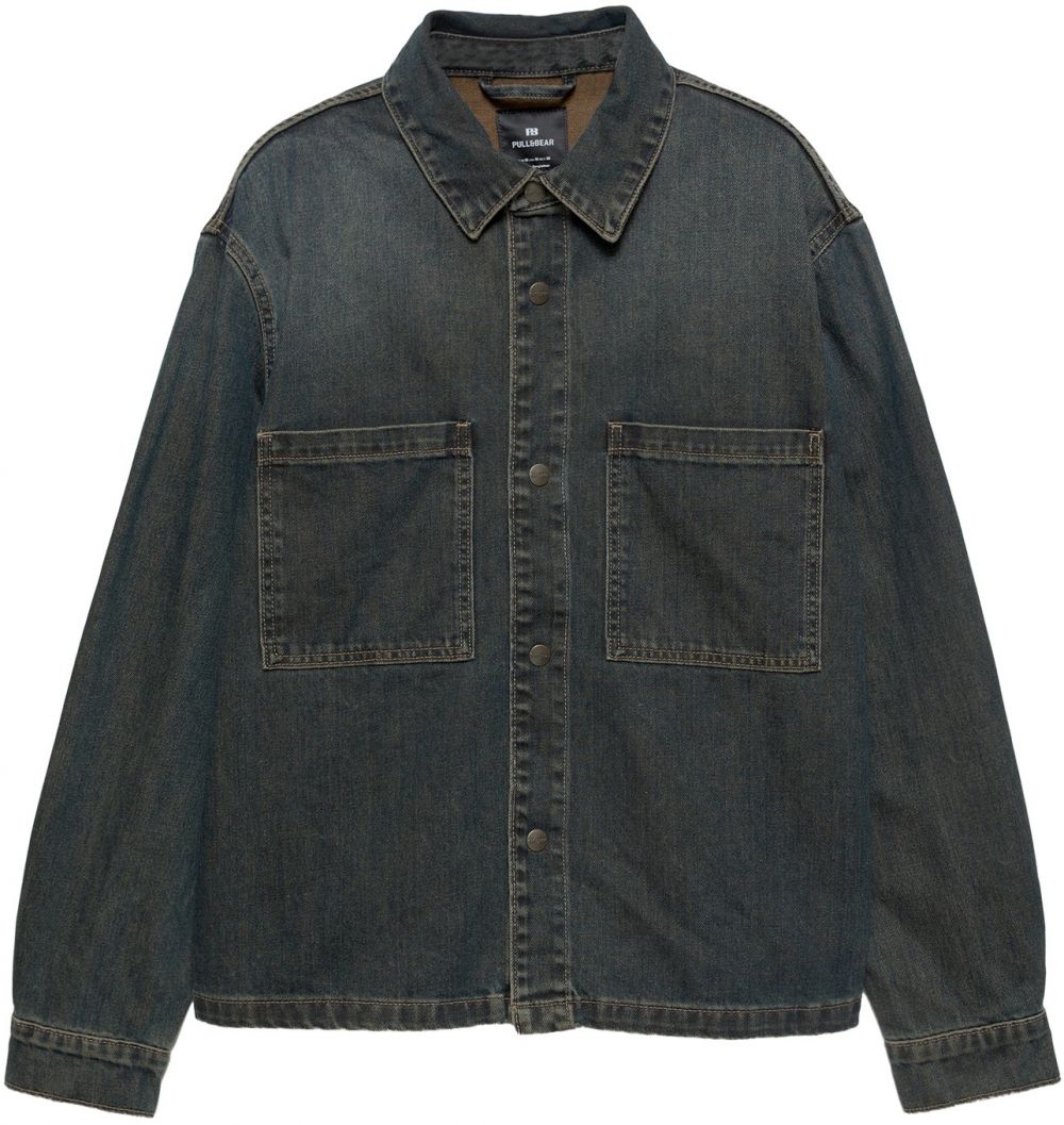 Pull&Bear Košeľa  tmavomodrá