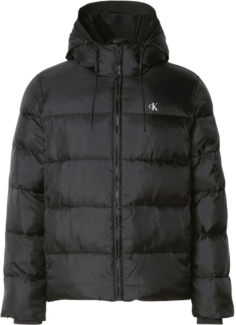 Calvin Klein Jeans Zimná bunda  čierna / biela