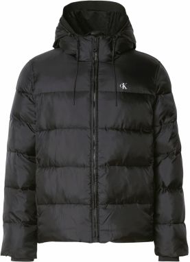 Calvin Klein Jeans Zimná bunda  čierna / biela