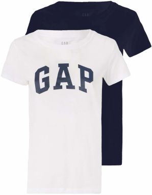 GAP Tričko 'FRANCHISE CLSC'  námornícka modrá / biela