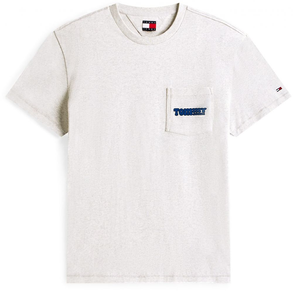 Tommy Jeans Tričko  svetlosivá