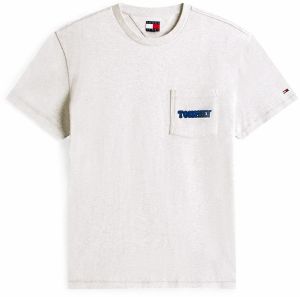 Tommy Jeans Tričko  svetlosivá