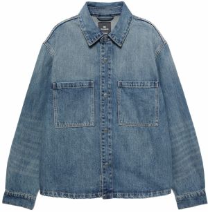 Pull&Bear Košeľa  modrá denim