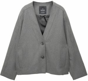 Pull&Bear Prechodná bunda  sivá