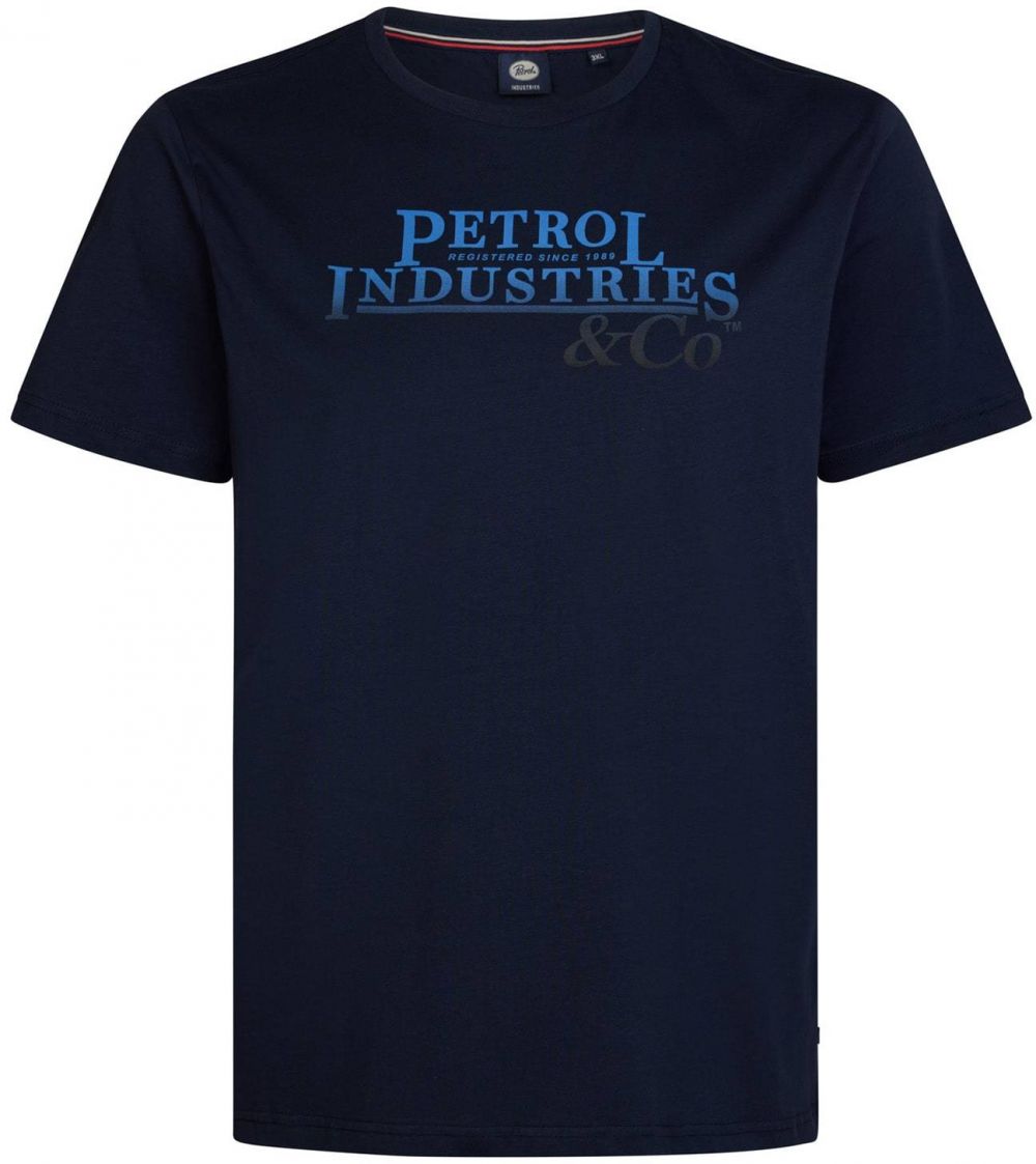 Petrol Industries Tričko  námornícka modrá / kráľovská modrá