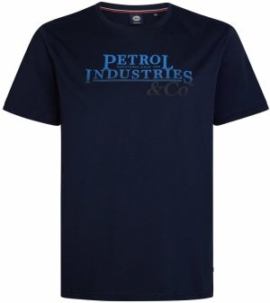 Petrol Industries Tričko  námornícka modrá / kráľovská modrá