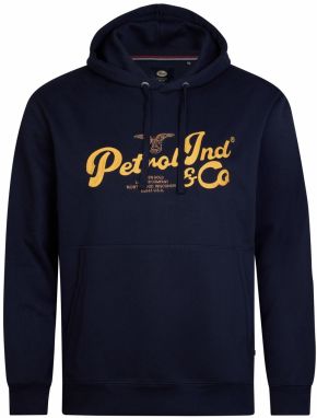 Petrol Industries Mikina  ultramarínová / žltá