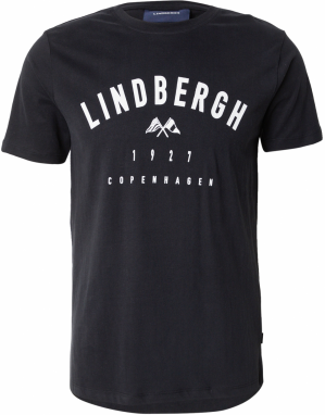 Lindbergh Tričko  čierna / biela
